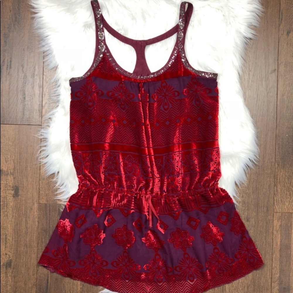 Unique velvet tunic dress